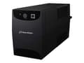 Pikkukuva 1 / 5: PowerWalker VI 850 IEC - UPS - AC 220/230/240 V - 480 Watt - 850 VA 9 At - USB - lähtöliitännät: 4 - musta