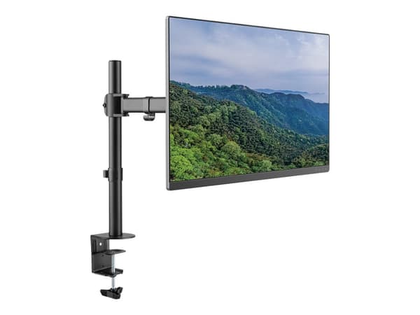 LogiLink - Monteringssett - justerbar arm - for LCD-skjerm - solid kaldpresset stål - skjermstørrelse: 13"-27" - skrivebordsmonterbar
