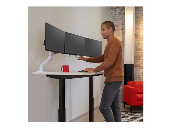 Ergotron 98-009-216, Valkoinen, 4,6 kg, Seinä, 75 x 75,100 x 100 mm, 61 cm (24"), -75 - 75°