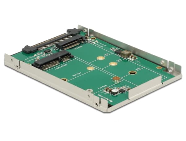 DeLOCK - Grensesnittadapter - mSATA, M.2 (mSATA, M.2) - M.2-kort / mSATA - U.2, SATA Express (62786)