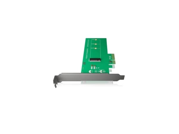 ICY BOX IB-PCI208 - Liitäntäsovitin - M.2 - PCIe 3.0 x4 - vihreä