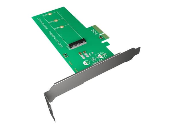 ICY BOX IB-PCI208 - Liitäntäsovitin - M.2 - PCIe 3.0 x4 - vihreä