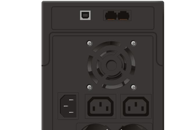 PowerWalker VI 2200 - UPS - AC 220/230/240 V - 1.2 kW - 2200 VA - 9 Ah - USB - utgangskontakter: 4 - svart