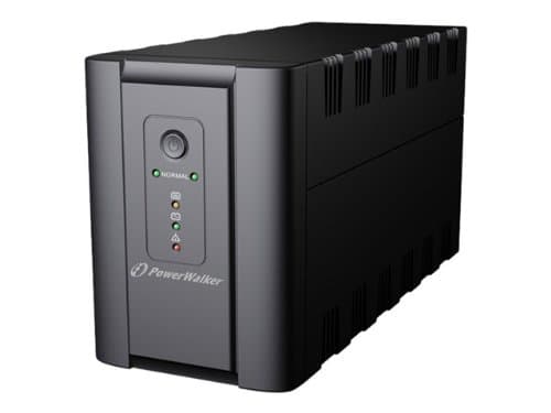 PowerWalker VI 2200 - UPS - AC 220/230/240 V - 1.2 kW - 2200 VA - 9 Ah - USB - utgangskontakter: 4 - svart