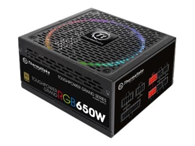 Thermaltake Toughpower Grand RGB, 650 W, 100 - 240 V, 780 W, 50 - 60 Hz, 10 A, Aktiivinen musta