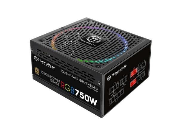Thermaltake ToughPower Grand RGB 750W Gold - Strømforsyning (intern) - ATX12V 2.4/ EPS12V 2.92 - 80 PLUS Gold - AC 100-240 V - 750 watt - aktiv PFC -