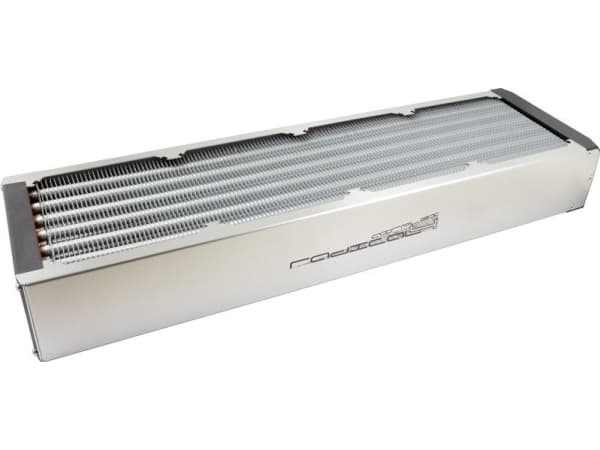 Aqua Computer airplex radical 4/480, Alumiini, Ruostumaton teräs, Jäähdytin, Alumiini, Kupari, Ruostumaton teräs, 520 mm, 140 mm, 73 mm