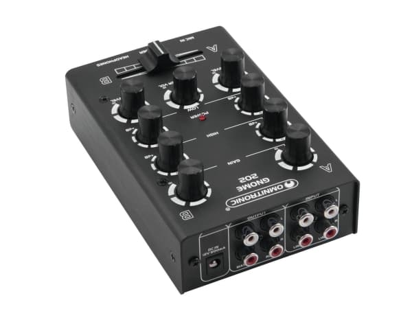 Omnitronic GNOME-202, 2 kanaler, 6 W, Svart