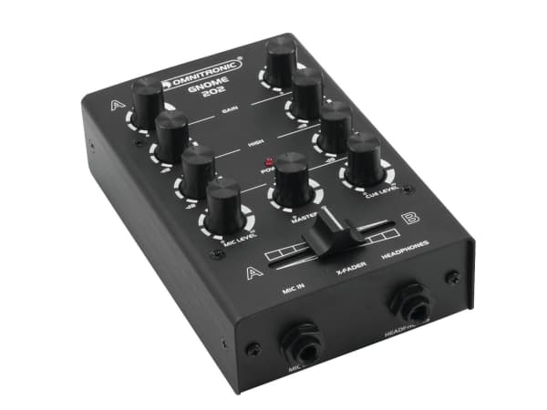 Omnitronic GNOME-202, 2 kanaler, 6 W, Svart