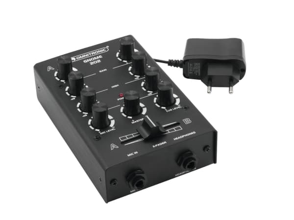 Omnitronic GNOME-202, 2 kanaler, 6 W, Svart