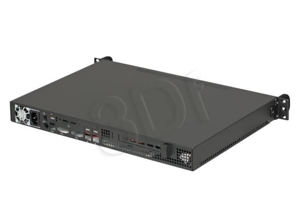 Supermicro SC510 T-203B - Kan monteras i rack 1U - micro ATX - SATA/SAS - hot-swap 200 Watt - svart