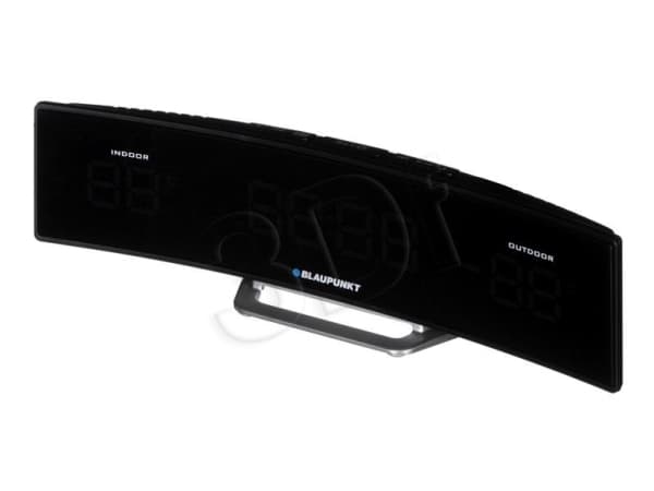 Blaupunkt CR12BK, Kello, Digitaalinen, FM, PLL, LCD, Sininen, Musta, Hopea