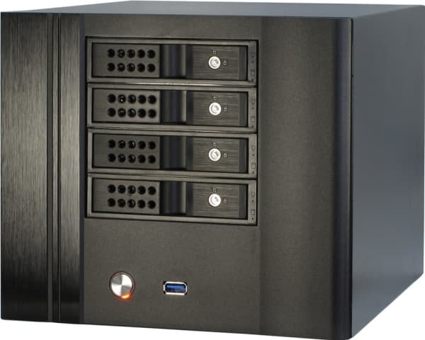 Inter-Tech IPC SC-4004 - USFF - mini ITX - ingen strömförsörjning (FlexATX) - USB