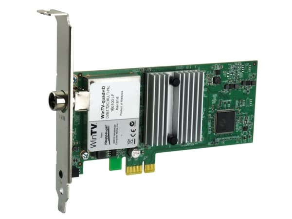 Hauppauge WinTV quadHD - Digital TV-mottagare - DVB-C, QAM, DVB-T2 - HDTV - PCIe