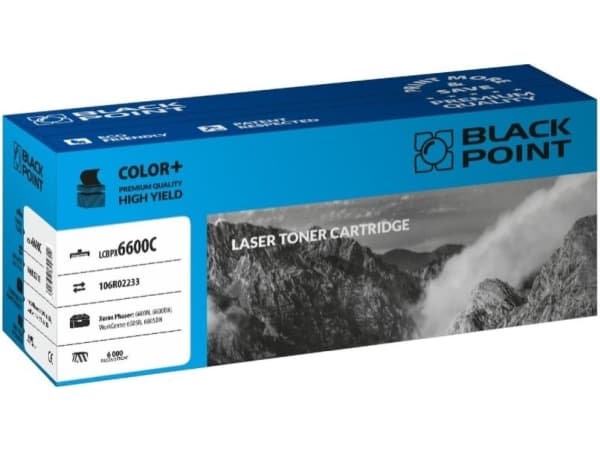 Black Point LCBPX6600C, 6000 sivua, Syaani, 1 kpl