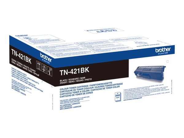 Brother TN421BK - Svart - original - tonerpatron