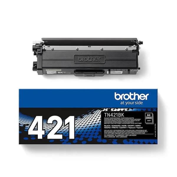 Brother TN421BK - Svart - original - tonerpatron