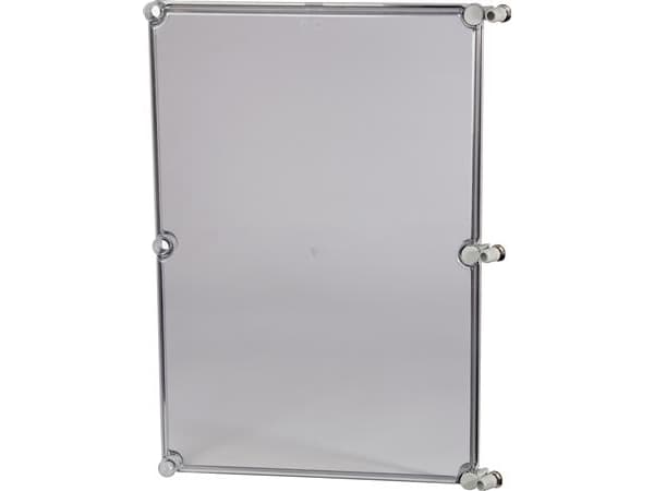 FIBOX Kansi EK polykarbonaatti 560 x 380 x 30 mm trans1 parnt saranoilla ja sormiruuveilla IP65