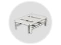Pikkukuva 4 / 5: Fibox DRS ARCA 504021 Asennuskehys 3-rivinen Teräs Harmaa (L x S) 500 mm x 400 mm 1 kpl 1 kpl