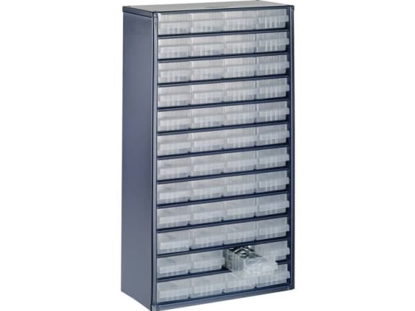 raaco Cabinet 1248-01, Blå, Stål, 48 skuffer, 39,6 kg, 306 mm, 150 mm
