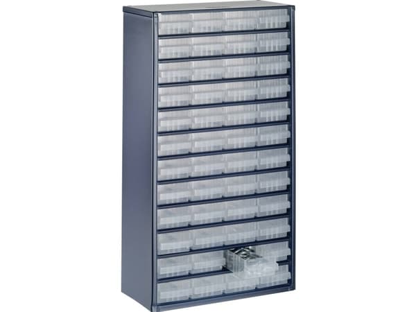 raaco Cabinet 1248-01, Blå, Stål, 48 skuffer, 39,6 kg, 306 mm, 150 mm