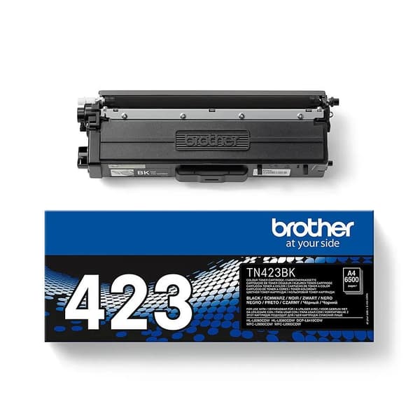 Brother TN423BK - Jumbo Yield - svart - original - tonerpatron