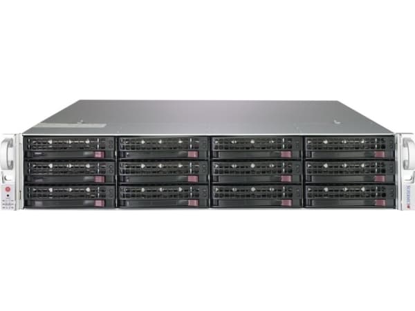 Supermicro SC826 BAC4-R920LPB - Rackmonterbar 2U - forbedret og utvidet ATX - SATA/SAS - hot-swap 920 watt - svart