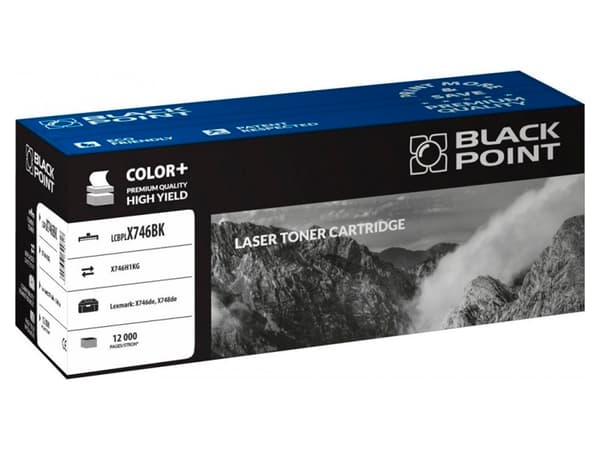 Toner Black Point LCBPLX746BK | black | 12 000 pp | Lexmark X746 / X748