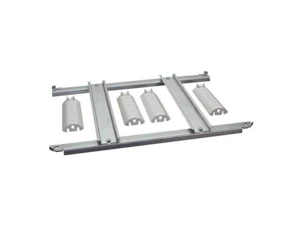 Fibox DRS ARCA 403015 Asennuskehys 2-rivinen Teräs Harmaa (L x S) 400 mm x 300 mm 1 kpl 1 kpl