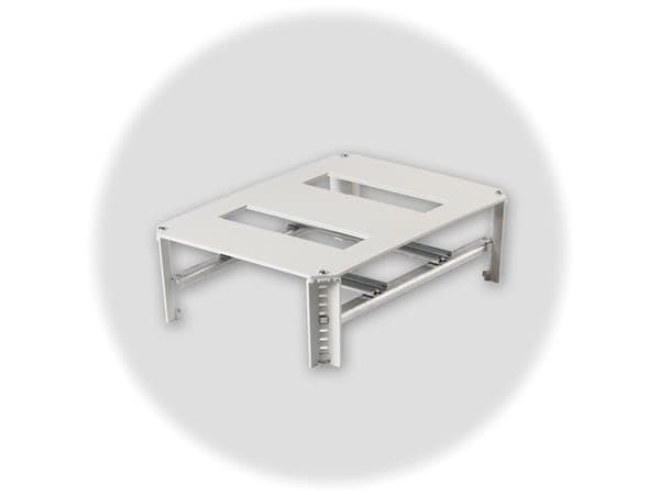 Fibox DRS ARCA 403015 Asennuskehys 2-rivinen Teräs Harmaa (L x S) 400 mm x 300 mm 1 kpl 1 kpl