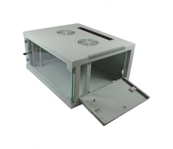 ALLNET ALL-SMQ5404GRAU, Veggmonterbar hylle, 4U, 9,82 kg, Grå