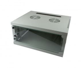 ALLNET ALL-SMQ5406GRAU, Fristående rack, 6U, 50 kg, Knapplås, 11,5 kg, Grå