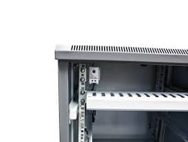 ALLNET ALL-SNB6112BDGRAU, Itseseisova teline, 12U, Näppäinlukko, 55 kg, Harmaa