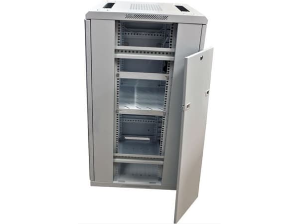 ALLNET 19Kaappi 22U B800T 800mm lasiovi vaaleanharmaa SNBSeries