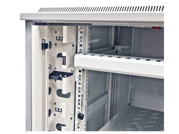 ALLNET 19Cabinet 32U B800T 800mm glasdörr ljusgrå SNBSeries