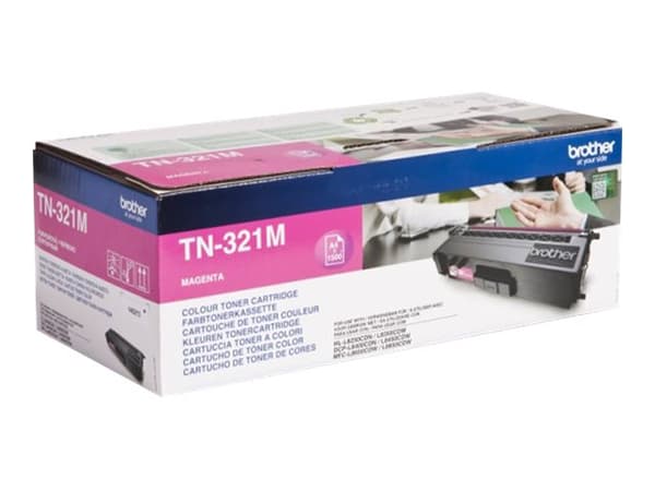 Brother TN321M - Magenta - original - tonerpatron - for Brother DCP-L8400, DCP-L8450, HL-L8250, HL-L8350, MFC-L8650, MFC-L8850
