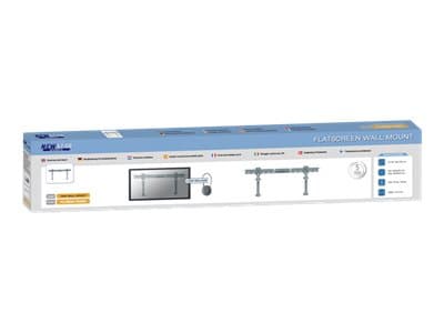 Neomounts PLASMA-W065 - Brakett - fast - for flatpanel - sølv - skjermstørrelse: 37"-75" - veggmonterbar