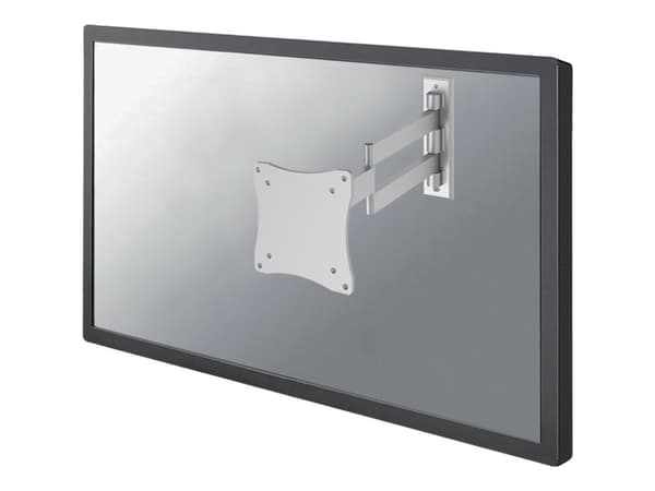Neomounts FPMA-W830 - Brakett - full bevegelse - for LCD-skjerm - sølv - skjermstørrelse: 10"-27" - veggmonterbar