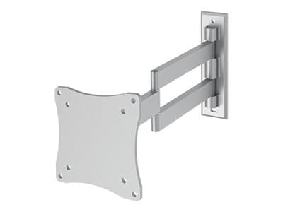 Neomounts FPMA-W830 - Brakett - full bevegelse - for LCD-skjerm - sølv - skjermstørrelse: 10"-27" - veggmonterbar