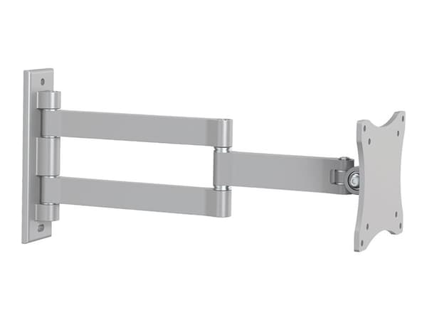 Neomounts FPMA-W830 - Brakett - full bevegelse - for LCD-skjerm - sølv - skjermstørrelse: 10"-27" - veggmonterbar