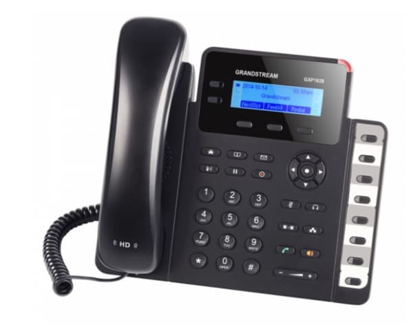 Grandstream GXP1628 - VoIP-telefon - treveis anropskapasitet - SIP - 2 linjer