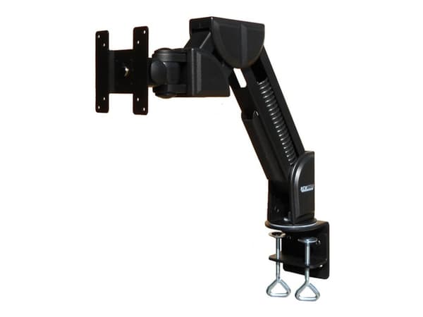 Neomounts FPMA-D600 - Monteringssats - fullständig rörelse - för LCD-display - svart - skärmstorlek: 10"-30" - klämma, monterbar, disk-monteringsbar