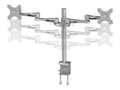 Miniatyrbilde 3 av 5: Neomounts FPMA-D935D - Monteringssett - full bevegelse - for 2 LCD-skjermer - sølv - skjermstørrelse: 10"-27" - klemmemonterbar, skrivebordsmonterbar