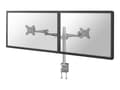 Miniatyrbilde 4 av 5: Neomounts FPMA-D935D - Monteringssett - full bevegelse - for 2 LCD-skjermer - sølv - skjermstørrelse: 10"-27" - klemmemonterbar, skrivebordsmonterbar