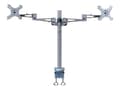 Miniatyrbilde 5 av 5: Neomounts FPMA-D935D - Monteringssett - full bevegelse - for 2 LCD-skjermer - sølv - skjermstørrelse: 10"-27" - klemmemonterbar, skrivebordsmonterbar