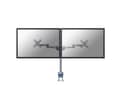 Miniatyrbilde 2 av 5: Neomounts FPMA-D935D - Monteringssett - full bevegelse - for 2 LCD-skjermer - sølv - skjermstørrelse: 10"-27" - klemmemonterbar, skrivebordsmonterbar