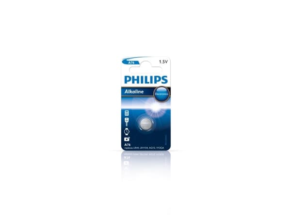 Philips A76 - Batteri LR44 - alkaliskt - 105 mAh