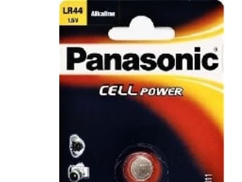 Panasonic LR44L/1BP - Batteri LR44 - Alkalisk - 120 mAh