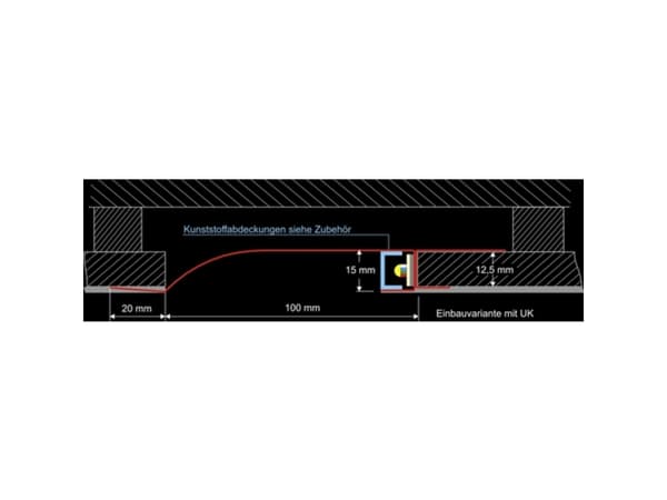 Synergy 21 LED profile 200cm sheet zinc TYPD2