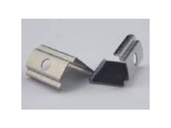 Synergy 21 LED UProfil zub ALU007R clip metal Rustfritt stål